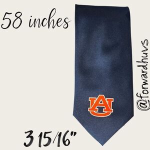 Auburn University Solid Blue Necktie – Show Your Team Spirit